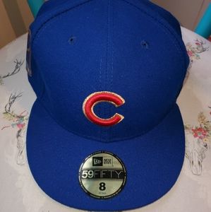 MLB Chicago Cubs New Era Blue and Gold Hat